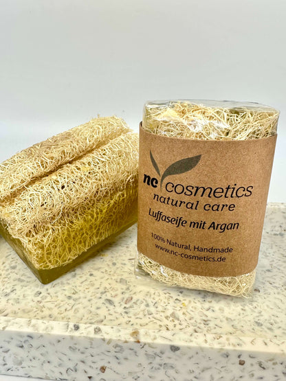 Luffa-Seife mit Argan